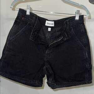 Aritzia Black Jean Shorts
